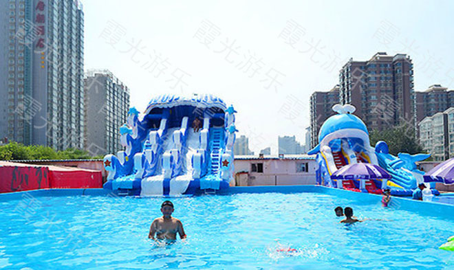 广州大型充气泳池